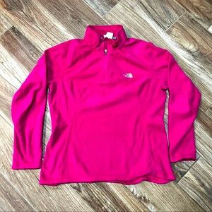 The North Face Hot Pink Apex Jacket 1/4 Zip